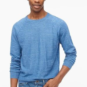 J. Crew Raglan Blue Sweater